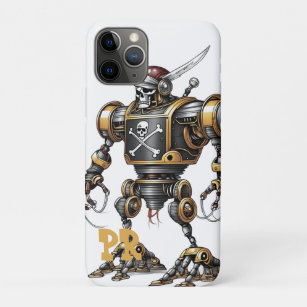 Funda Para iPhone 11 Pro Robot pirata malvado PARA IPHONE 14