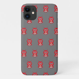 Funda Para iPhone 11 Robot retro rojo