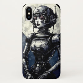 Funda Para iPhone X Robot Woman IV