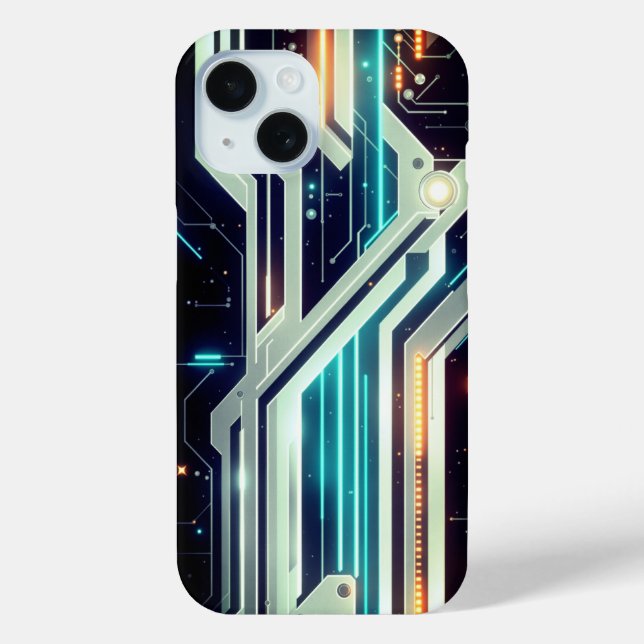 Funda De Case-Mate Para iPhone Robótica (Reverso )