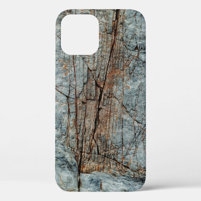 Funda De Case-Mate Para iPhone Roca azul (Reverso )