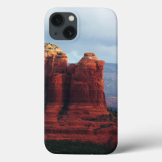 Funda Para iPhone 13 Roca de café nublado en Sedona Arizona