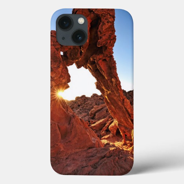Funda De Case-Mate Para iPhone Roca del elefante en el valle del fuego (Reverso)