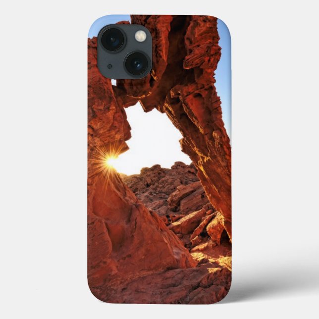 Funda De Case-Mate Para iPhone Roca del elefante en el valle del fuego (Reverso)