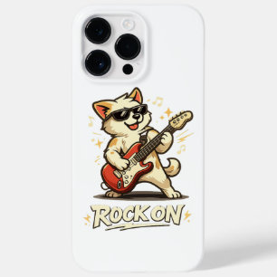 Funda Para iPhone 14 Pro Max De Case-Mate Roca En Guitarra Perro Divertido Música Rock
