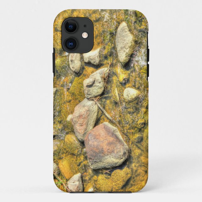 Funda De Case-Mate Para iPhone Rocas fluviales (Reverso)