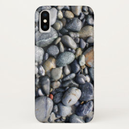 Funda Para iPhone X Rocas grises y guijarros