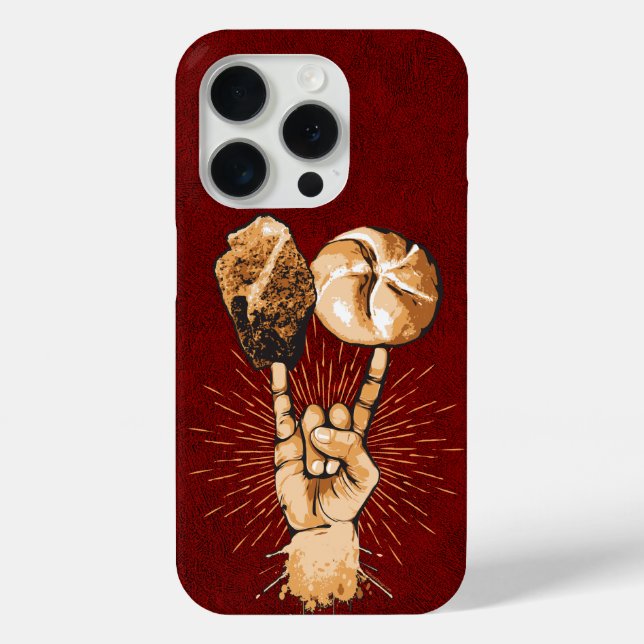 Funda De Case-Mate Para iPhone Rock and Roll (Reverso )