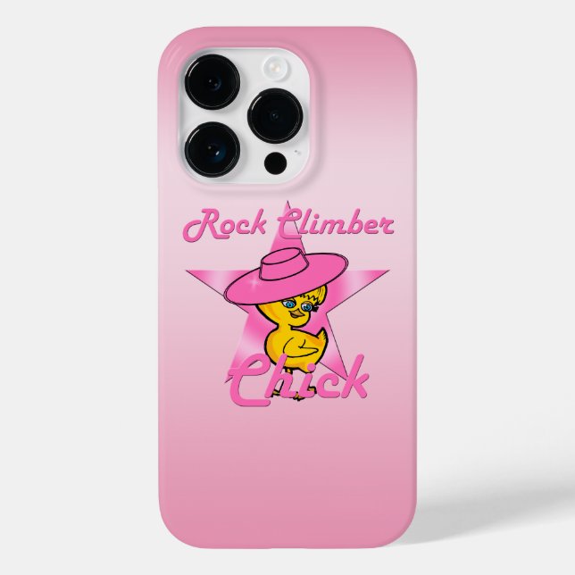 Funda De Case-Mate Para iPhone Rock Climber Chick #8 (Reverso )