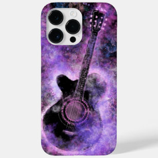 Funda Para iPhone 14 Pro Max De Case-Mate Rock Guitar Purple I Love Music