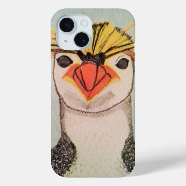 Funda De Case-Mate Para iPhone Rock Hopper Penguin (Reverso )