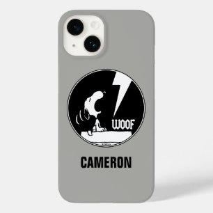 Funda Para iPhone 14 De Case-Mate Rock Tees   Snoopy Howling   Añadir su nombre