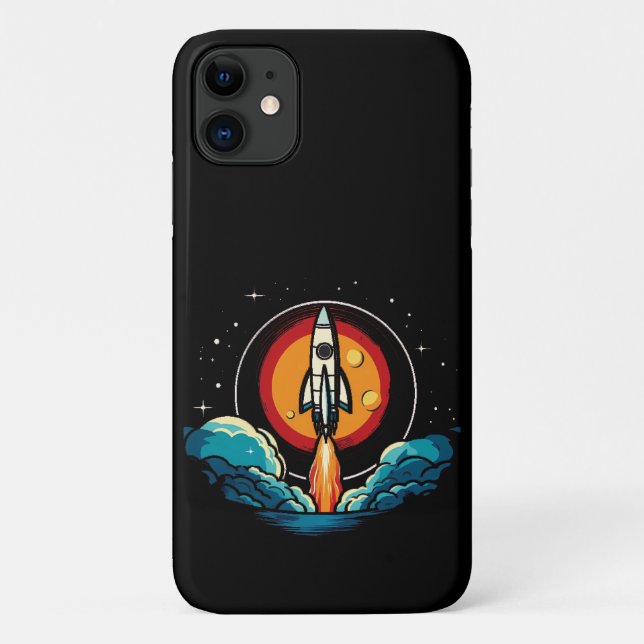 Funda De Case-Mate Para iPhone Rocketship (Reverso)