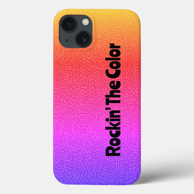 Funda De Case-Mate Para iPhone Rockin' The Color (Reverso)