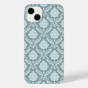 Funda Para iPhone 14 Plus De Case-Mate Rococo Damask Rpt Patrón Pato Huevo Azul+Verde Tea