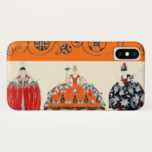 FUNDA PARA iPhone X ROCOCO LADY ART DECO BELLEZA MODA DISEÑO DE COSTUM