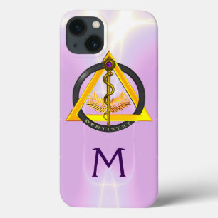 FUNDA PARA iPhone 13 ROD DE ASCLEPIUS DENTISTRY MONOGRAM