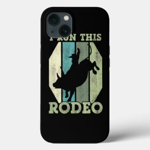 Funda Para iPhone 13 Rodeo de Cowboy Caballo Montando Jockey Rancher Ho
