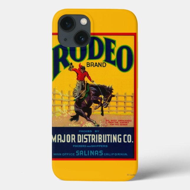 Funda De Case-Mate Para iPhone Rodeo LabelSalinas vegetal, CA (Reverso)