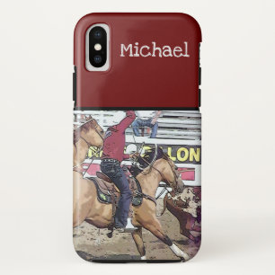 Funda Para iPhone X Rodeo Team Roping