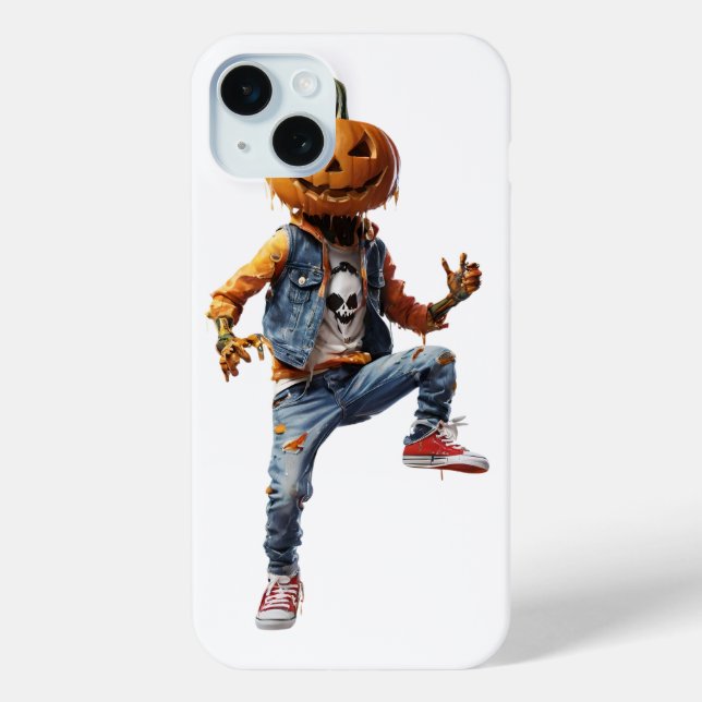Funda De Case-Mate Para iPhone Roi des Citrouilles 🎃 Halloween Fun (Reverso )
