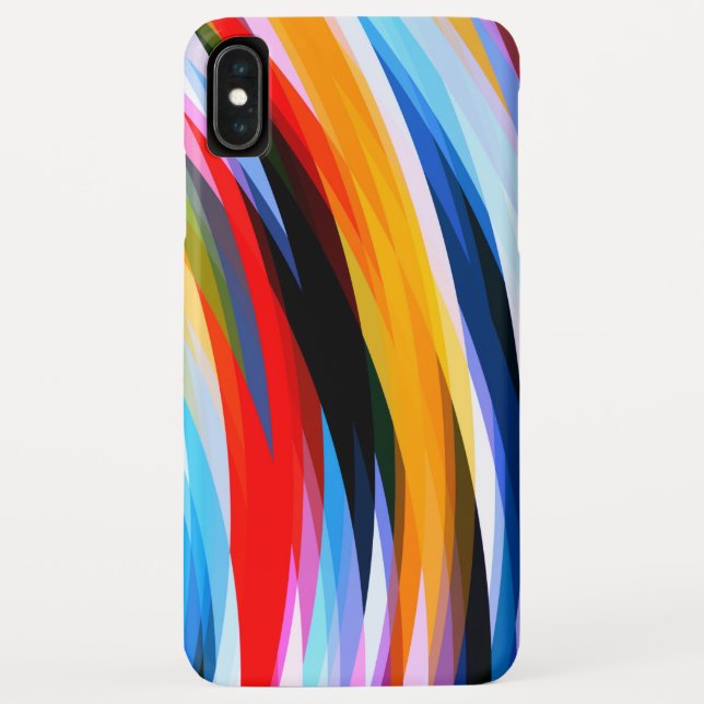 Funda De Case-Mate Para iPhone Rojo azul amarillo negro (Reverso)