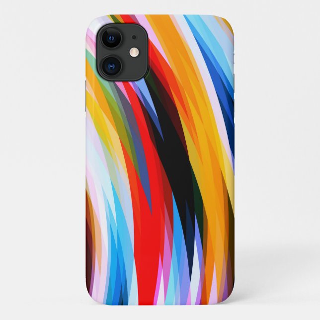 Funda De Case-Mate Para iPhone Rojo azul amarillo negro (Reverso)