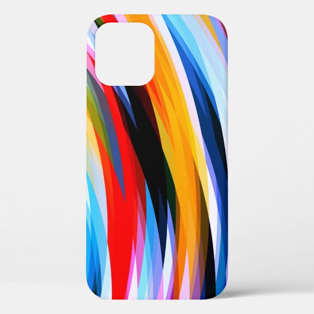 Funda De Case-Mate Para iPhone Rojo azul amarillo negro (Reverso )