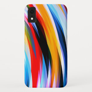 Funda Para iPhone XR Rojo azul amarillo negro