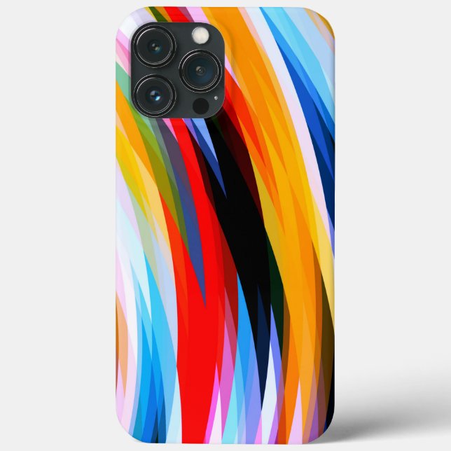 Funda De Case-Mate Para iPhone Rojo azul amarillo negro (Reverso )
