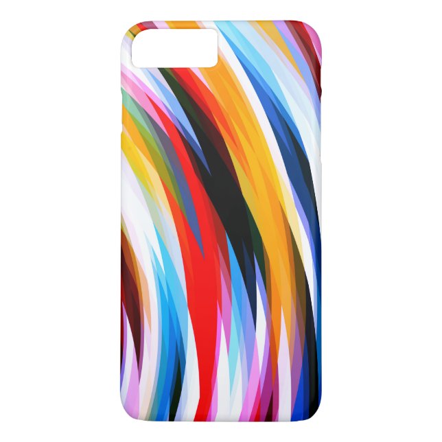 Funda De Case-Mate Para iPhone Rojo azul amarillo negro (Reverso)