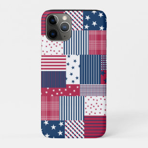 Funda Para iPhone 11 Pro Rojo, blanco y azul