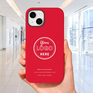 Funda Para iPhone 14 De Case-Mate Rojo del logotipo de promoción Minimalista para pr