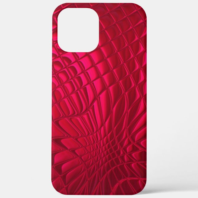 Funda De Case-Mate Para iPhone Rojo escrutado (Reverso )