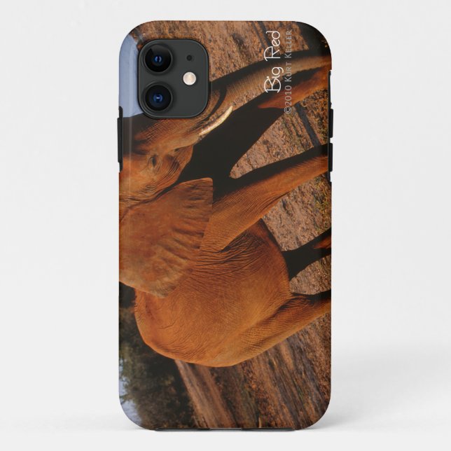 Funda De Case-Mate Para iPhone Rojo grande (Reverso)