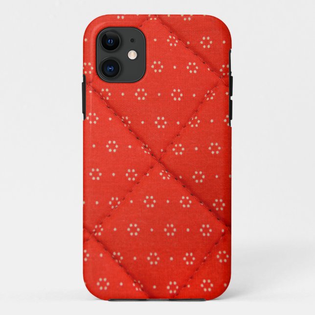 Funda De Case-Mate Para iPhone Rojo inclinado (Reverso)