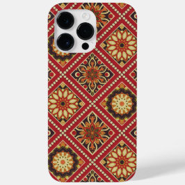 FUNDA PARA iPhone 14 PRO MAX DE Case-Mate ROJO ORO CREMA MANDALA PATTERN