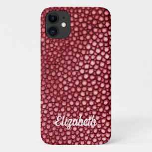 Funda Para iPhone 11 Rojo Stingray Personalizado