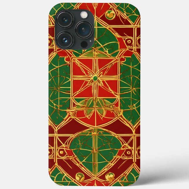 FUNDA DE Case-Mate PARA iPhone ROJO VERDE (Reverso )