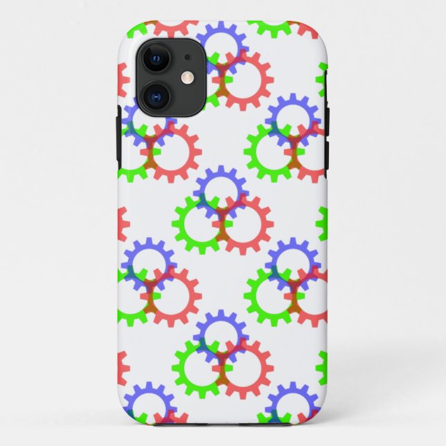 Funda De Case-Mate Para iPhone Rojo, verde y azul (Reverso)
