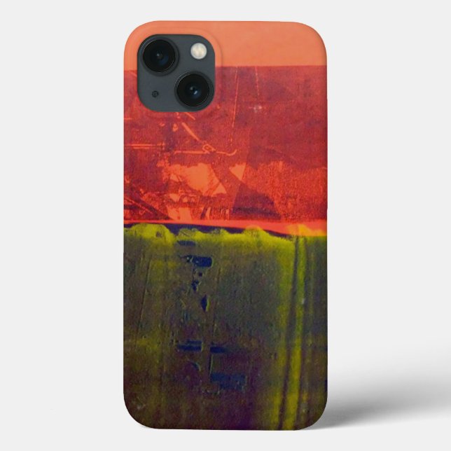 Funda De Case-Mate Para iPhone Rojo y azul (Reverso)
