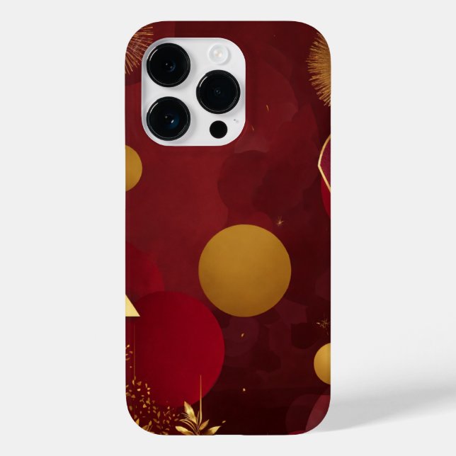 FUNDA DE Case-Mate PARA iPhone ROJO Y ORO (Reverso )