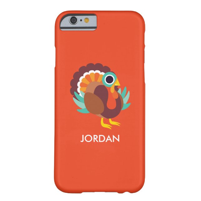 Funda De Case-Mate Para iPhone Rollo la Turquía (Reverso)