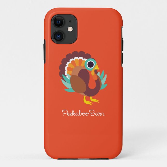 Funda De Case-Mate Para iPhone Rollo la Turquía (Reverso)
