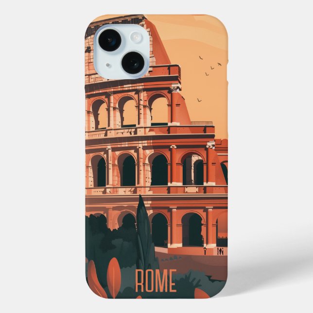 Funda De Case-Mate Para iPhone Roma (Reverso )