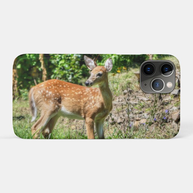Funda De Case-Mate Para iPhone Rompecabezas de cervatillo (Reverso (horizontal))