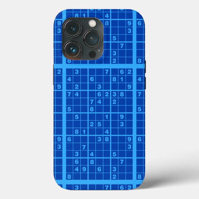 Funda De Case-Mate Para iPhone Rompecabezas de Sudoku (Reverso )