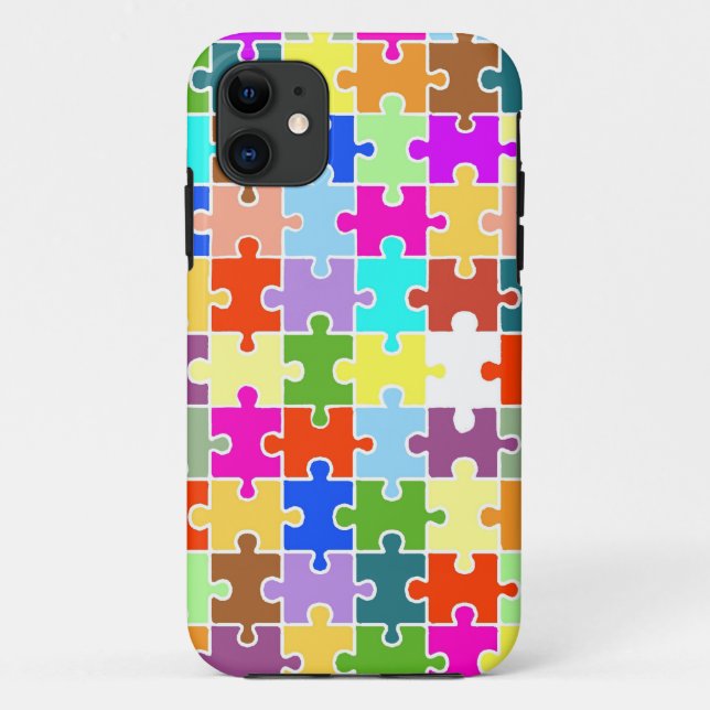Funda De Case-Mate Para iPhone Rompecabezas Divertido (Reverso)