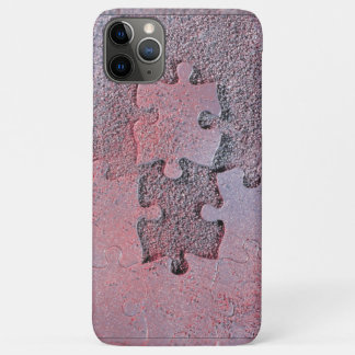 Funda Para iPhone 11 Pro Max Rompecabezas rosa para el Mes de Concientización s