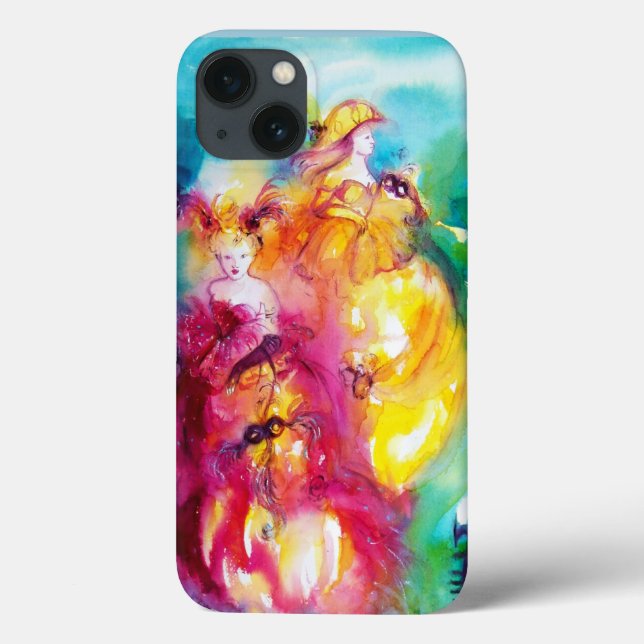 Funda De Case-Mate Para iPhone RONDO EN LAGUNA / Ball veneciano de mascarada (Reverso)